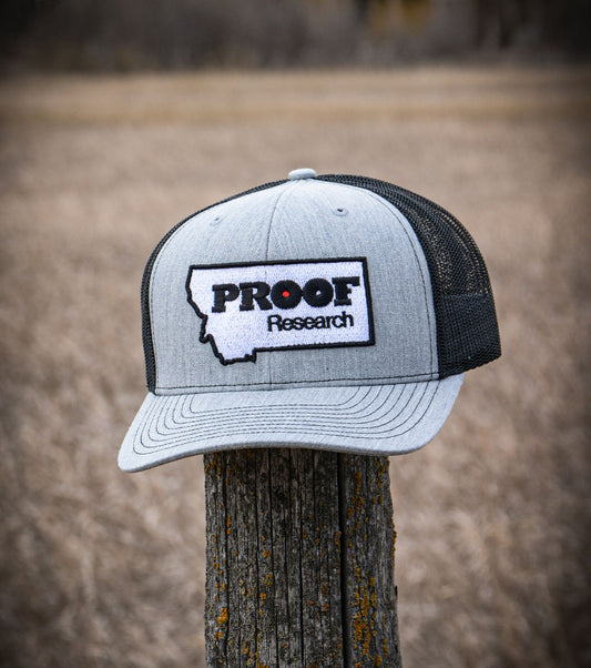 Heather Gray/Black Montana Trucker