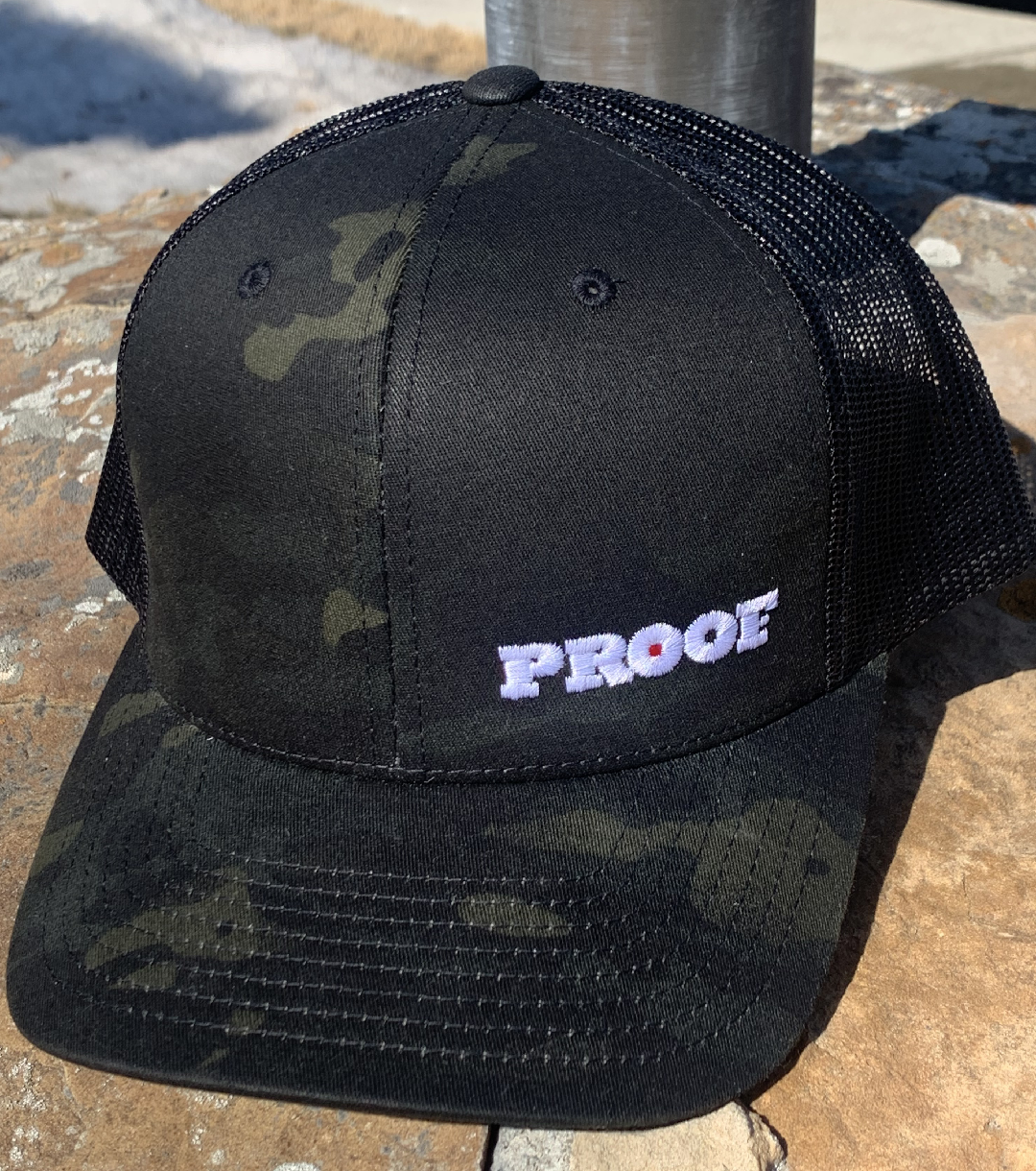 Black Multicam Hat