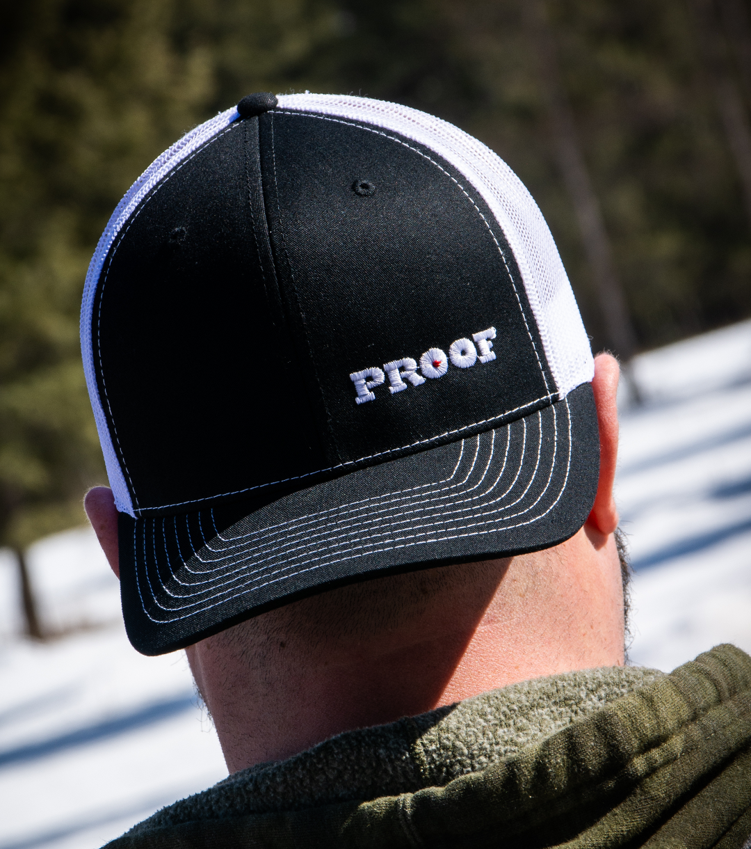 Black and White Trucker Hat