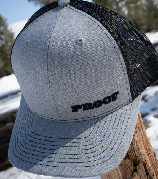 Heather Gray/Black Proof Trucker